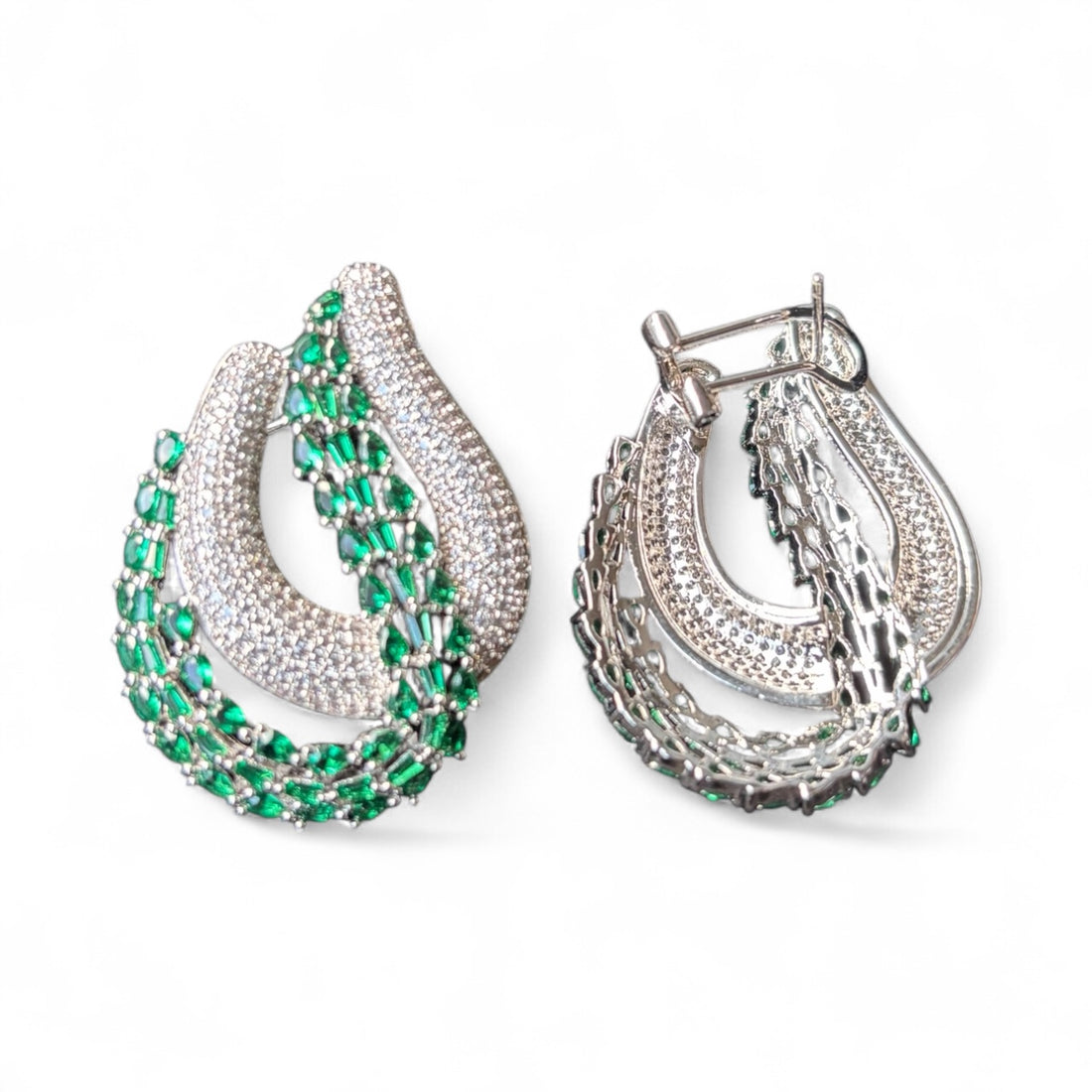 Dual hoop statement Earrings