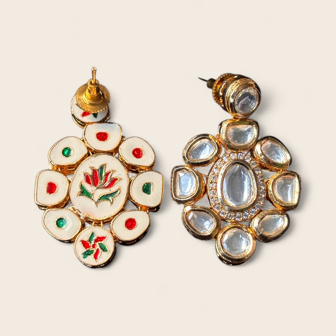 Classic Kundan earrings
